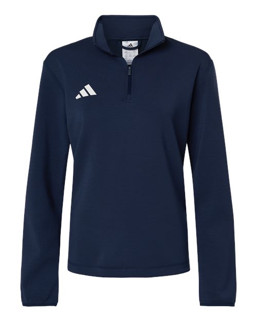 Adidas Women's 3-Stripes Quarter-Zip Pullover - Adidas AT401