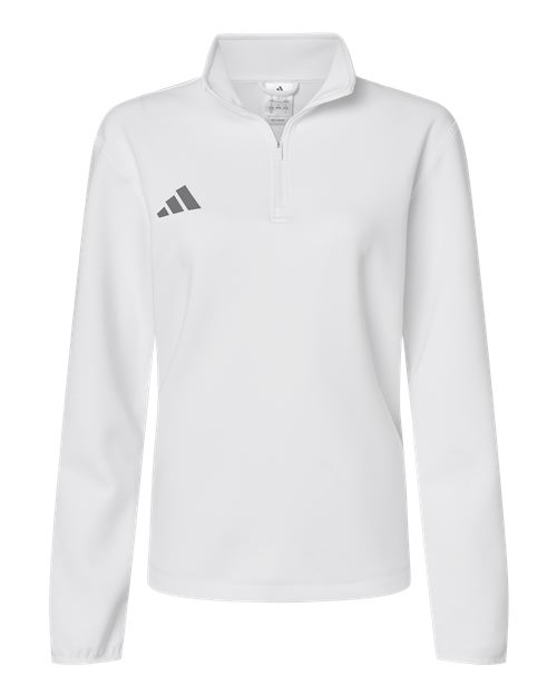 Adidas Women's 3-Stripes Quarter-Zip Pullover - Adidas AT401