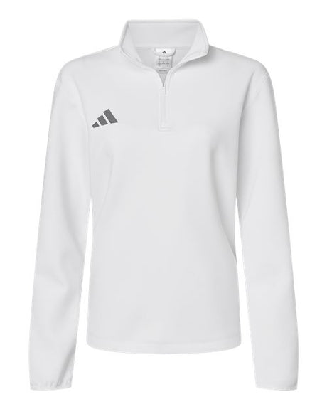 Adidas Women's 3-Stripes Quarter-Zip Pullover - Adidas AT401