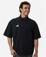 Adidas Men's Short Sleeve Quarter-Zip Pullover - Adidas AT505