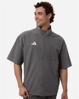 Adidas Men's Short Sleeve Quarter-Zip Pullover - Adidas AT505