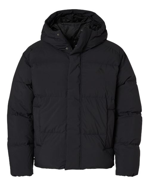 Adidas Men's Helonic Down Puffer Hooded Jacket - Adidas AT600