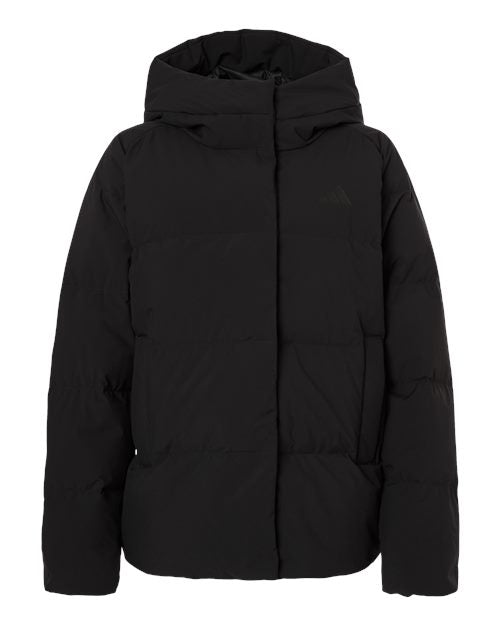 Adidas Women's Helonic Down Puffer Hooded Jacket - Adidas AT601