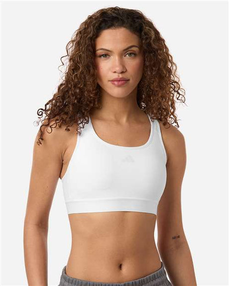 Adidas Women's Techfit Compression Racerback Sports Bra - Adidas AT750