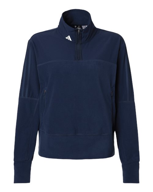 Adidas Women's Fleece Quarter-Zip Pullover - Adidas A601