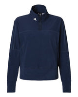 Adidas Women's Fleece Quarter-Zip Pullover - Adidas A601