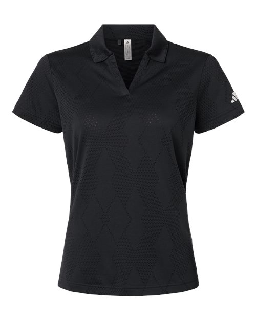 Adidas Women's Textured Jacquard Polo - Adidas A727