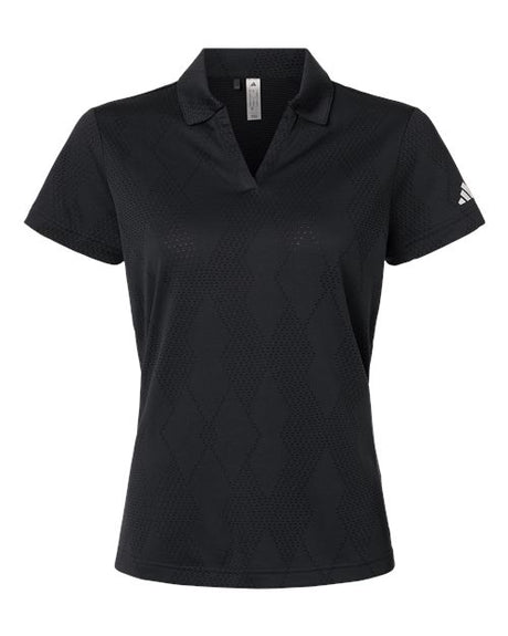 Adidas Women's Textured Jacquard Polo - Adidas A727