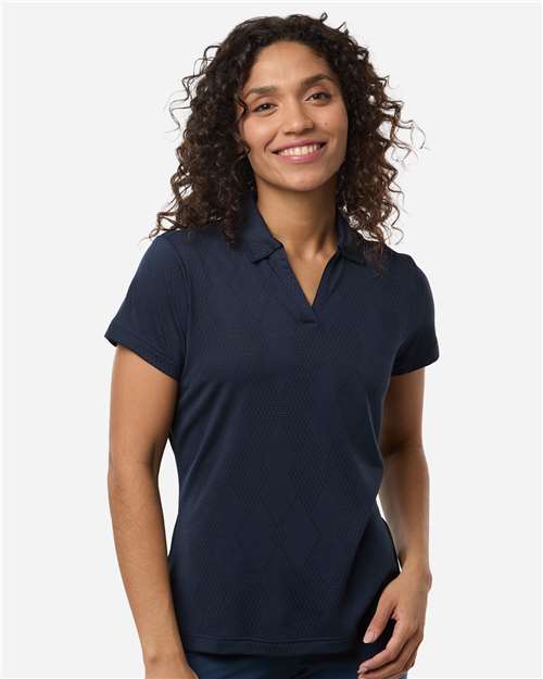 Adidas Women's Textured Jacquard Polo - Adidas A727