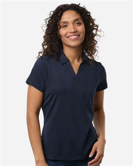 Adidas Women's Textured Jacquard Polo - Adidas A727