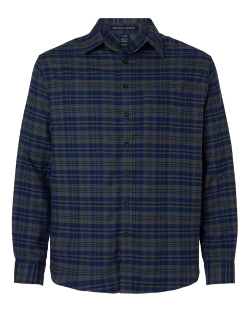 Joe's USA Men's Concord Yarn-Dye Flannel Shirt