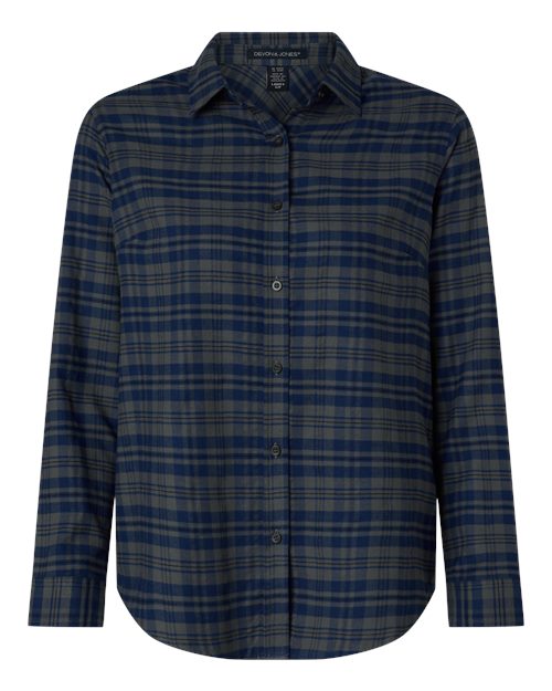 Devon & Jones Women's Concord Yarn-Dye Flannel Shirt - Devon & Jones DG508W