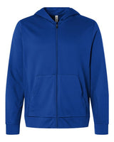 Team 365 Unisex Squad Tech Fleece Hooded Full-Zip - Team 365 TT402