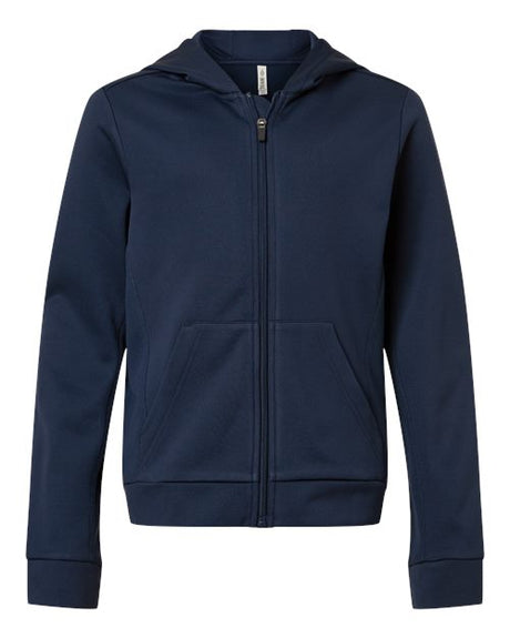 Team 365 Youth Squad Tech Fleece Hooded Full-Zip - Team 365 TT402Y