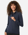Devon & Jones Women's Hartland Textured Quarter Zip Sweater - Devon & Jones DG450W