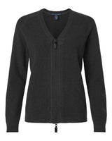 Devon & Jones Women's Hartland Textured Full Zip Sweater - Devon & Jones DG451W