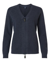 Joe's USA Women's Hartland Textured Full Zip Sweater