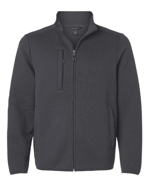 North End Men's Aspen Herringbone Fleece Full-Zip - North End NE425