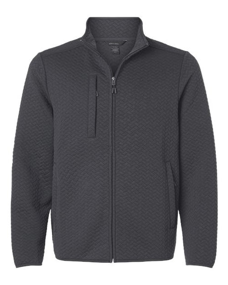 North End Men's Aspen Herringbone Fleece Full-Zip - North End NE425