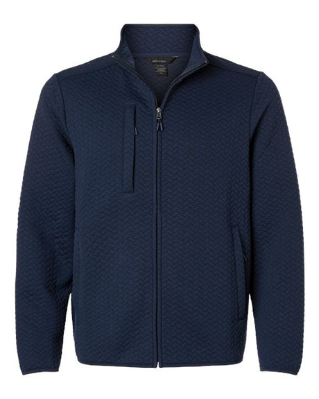 North End Men's Aspen Herringbone Fleece Full-Zip - North End NE425