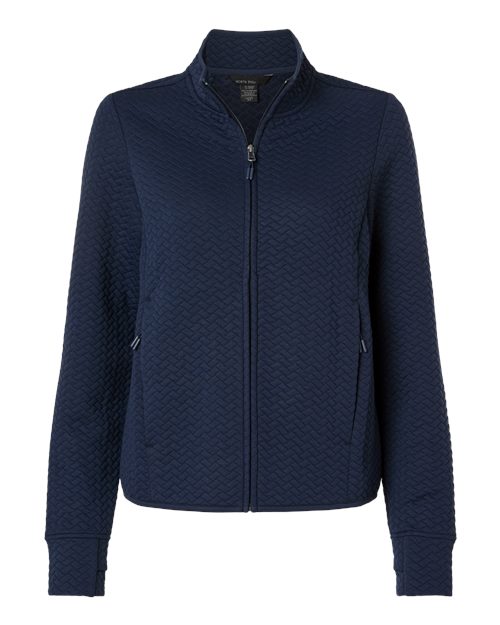 North End Women's Aspen Herringbone Fleece Full-Zip - North End NE425W