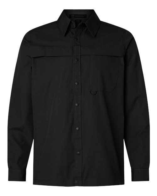 Harriton Men's Tall Framework Ripstop Woven Workshirt - Harriton M515T