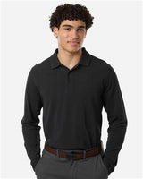 Harriton Men's Valiant Cotton Snag Protect Long-Sleeve Polo - Harriton M205L