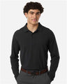 Harriton Men's Valiant Cotton Snag Protect Long-Sleeve Polo - Harriton M205L