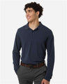 Harriton Men's Valiant Cotton Snag Protect Long-Sleeve Polo - Harriton M205L