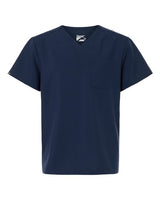 Hanes HMB000 Men's V-Neck 1-Pocket Scrub Top