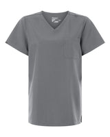Hanes HSB000 Women's V-Neck 1-Pocket Scrub Top