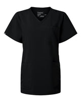 Hanes HSB002 Women's V-Neck 3-Pocket Scrub Top