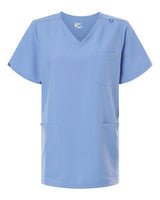 Hanes HSB002 Women's V-Neck 3-Pocket Scrub Top