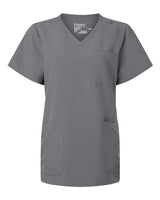 Hanes HSB002 Women's V-Neck 3-Pocket Scrub Top