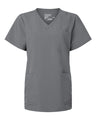 Hanes HSB002 Women's V-Neck 3-Pocket Scrub Top