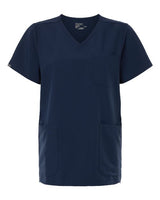 Hanes HSB002 Women's V-Neck 3-Pocket Scrub Top