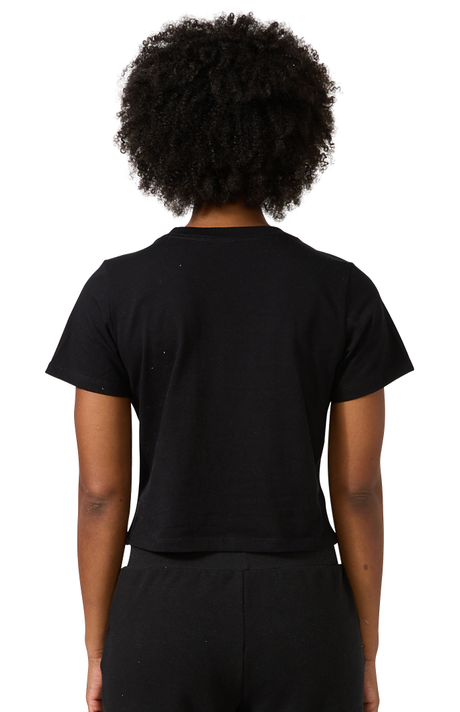 Royal Apparel 14011 Women's Premium Crop Tee - Black