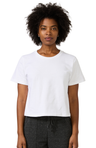 Royal Apparel 14011 Women's Premium Crop Tee - White