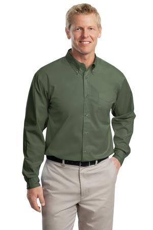 Men's Long Sleeve Wrinkle Resistant Easy Care Shirts in 26 Colors. Sizes XS-6XL