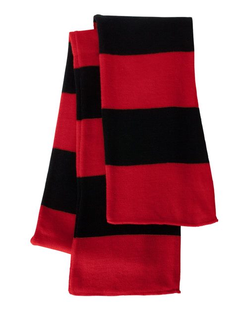 Sportsman Rugby-Striped Knit Scarf - Sportsman SP02 Sportsman