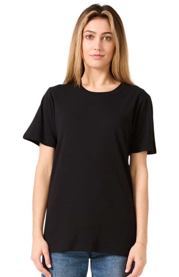 Royal Apparel 14051 Unisex Short Sleeve Heavyweight Tee - Black