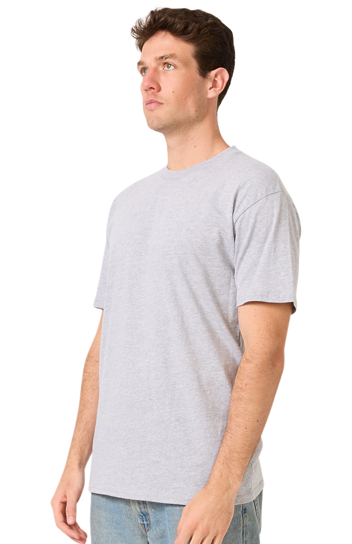 Royal Apparel 14051 Unisex Short Sleeve Heavyweight Tee - Heather Grey