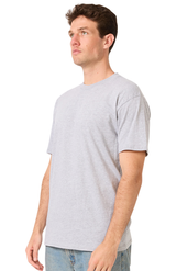 Royal Apparel 14051 Unisex Short Sleeve Heavyweight Tee - Heather Grey