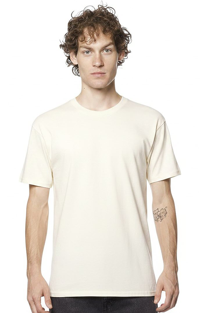 Royal Apparel 14051ORG Unisex Organic Short Sleeve Heavyweight Tee - Natural