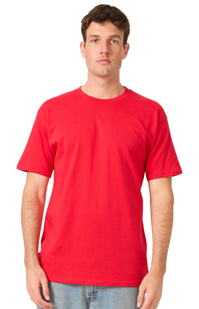 Royal Apparel 14051 Unisex Short Sleeve Heavyweight Tee - Red