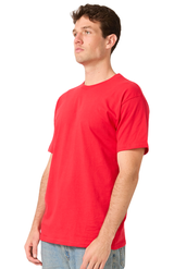 Royal Apparel 14051 Unisex Short Sleeve Heavyweight Tee - Red