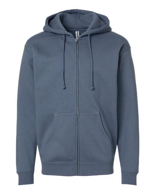 Independent Trading Co. IND4000Z Unisex Heavyweight Full-Zip Hooded Sweatshirt | Wholesale Heavyweight Zip Hoodie