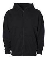 Independent Trading Co. IND420ZIP Unisex Mainstreet Heavyweight Full-Zip Hooded Sweatshirt