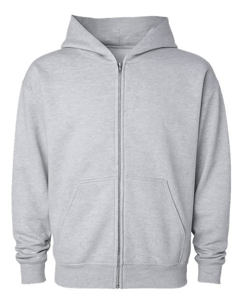 Independent Trading Co. IND420ZIP Unisex Mainstreet Heavyweight Full-Zip Hooded Sweatshirt