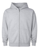 Independent Trading Co. IND420ZIP Unisex Mainstreet Heavyweight Full-Zip Hooded Sweatshirt